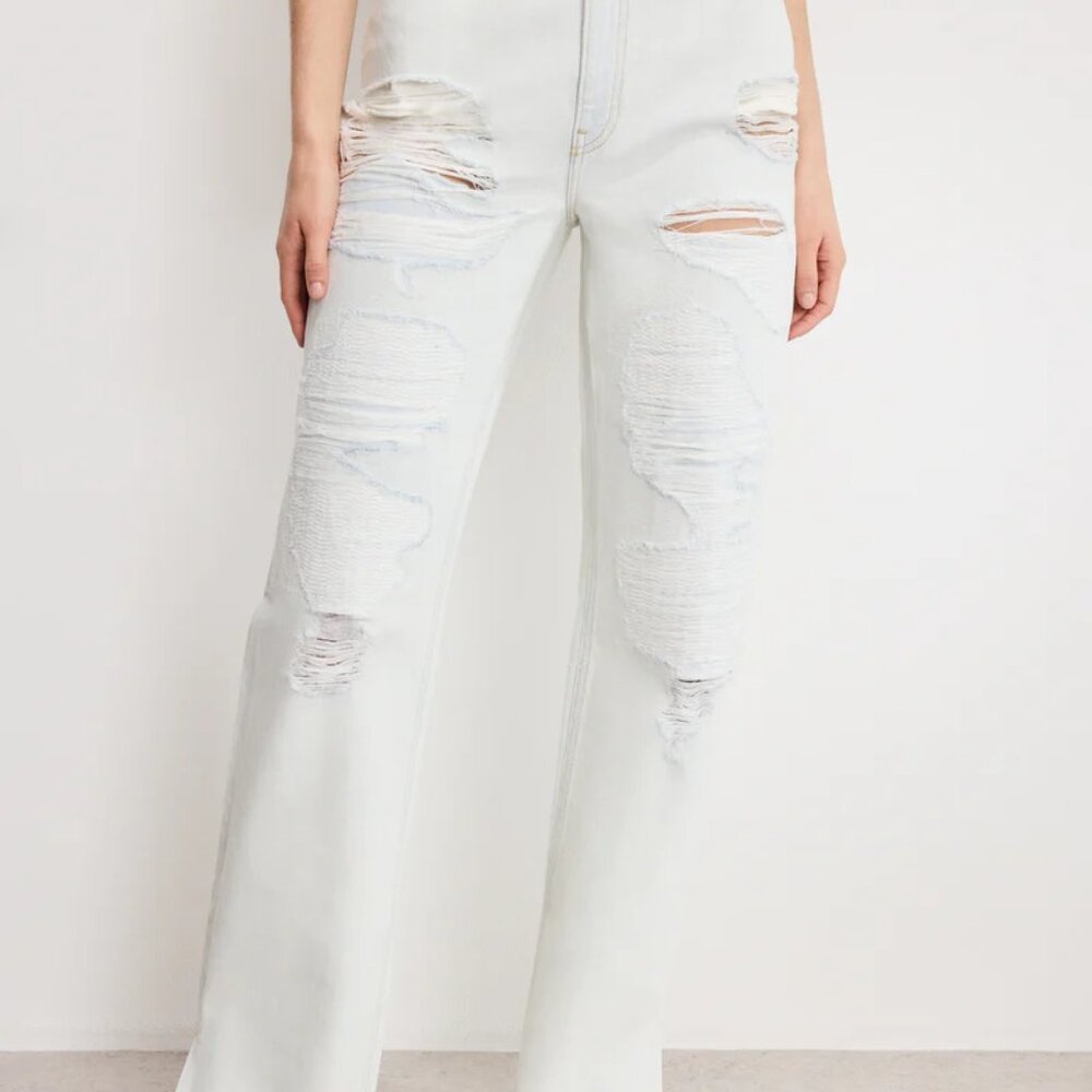 Good American The Khloé Jean in Indigo1016, size 4